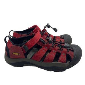 Keen Newport H2 Red Ribbon Hiking Sports Sandals Big Kids Sz 4 US 36 EUR 1012318